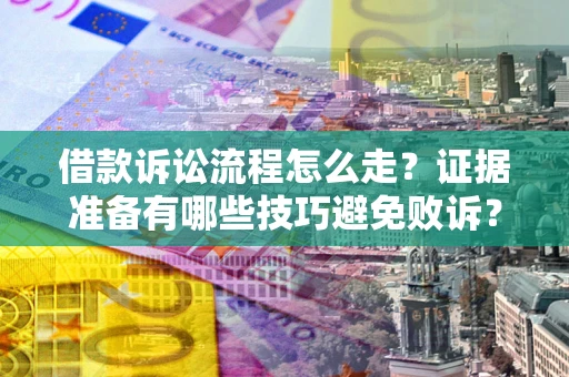 武汉借款诉讼流程怎么走？证据准备有哪些技巧避免败诉？