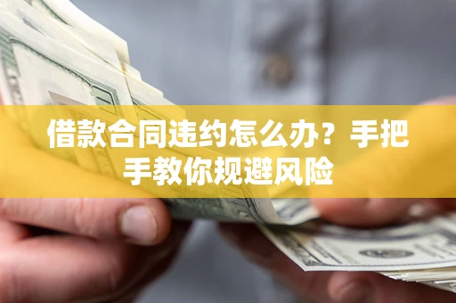 武汉借款合同违约怎么办？手把手教你规避风险