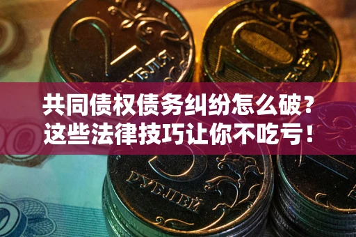 武汉共同债权债务纠纷怎么破？这些法律技巧让你不吃亏！
