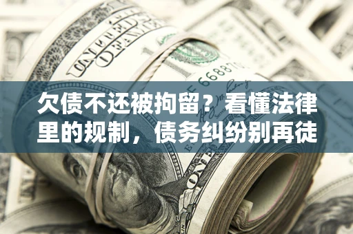 武汉欠债不还被拘留？看懂法律里的规制，债务纠纷别再徒劳奔波