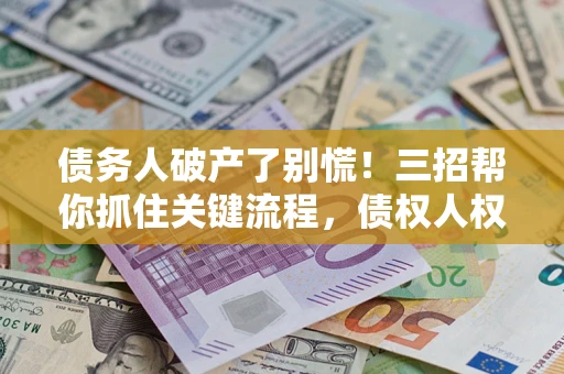 武汉债务人破产了别慌！三招帮你抓住关键流程，债权人权益不再缩水