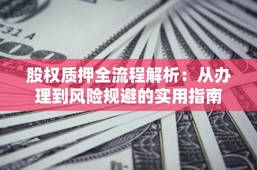 武汉股权质押全流程解析：从办理到风险规避的实用指南