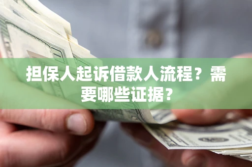 武汉担保人起诉借款人流程?需要哪些证据? 武汉担保人起诉借款人流程?需要哪些证据?